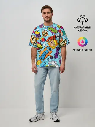 Мужская футболка оверсайз / COMICS ART
