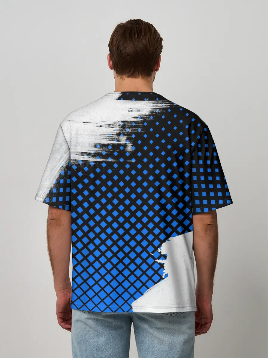 Мужская футболка оверсайз / ROCKET LEAGUE