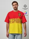Мужская футболка оверсайз / Сборная Испании по футболу