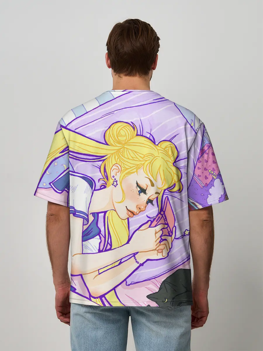 Мужская футболка оверсайз / СЕЙЛОР МУН