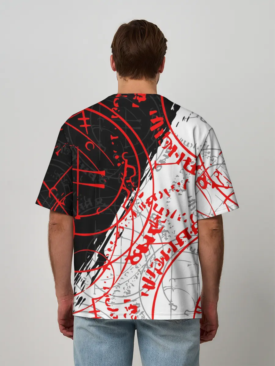 Мужская футболка оверсайз / DEMONS SOULS