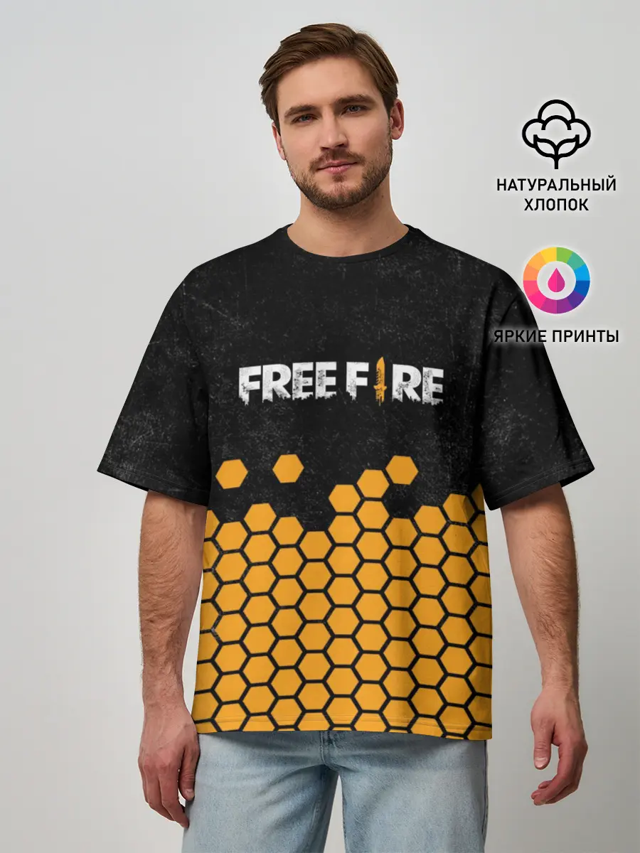 Мужская футболка оверсайз / GARENA FREE FIRE