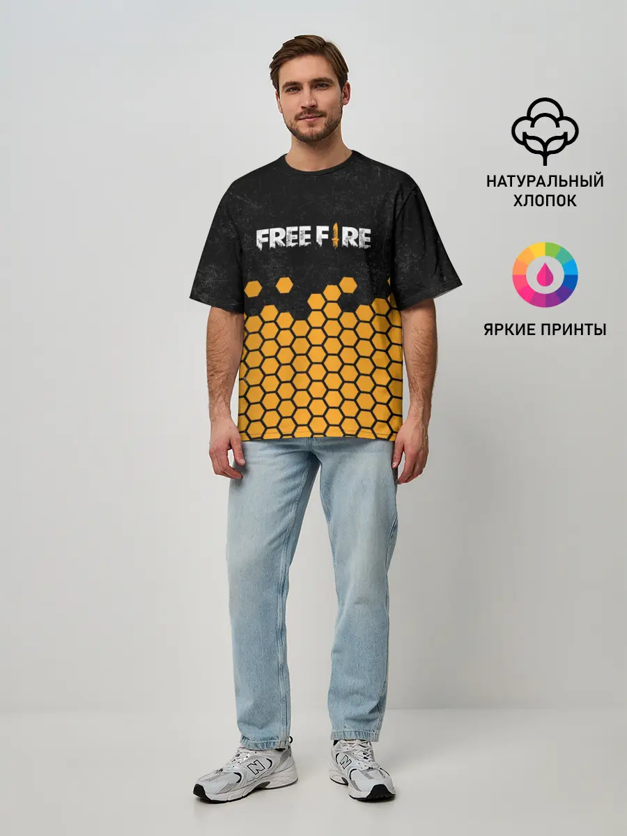 Мужская футболка оверсайз / GARENA FREE FIRE