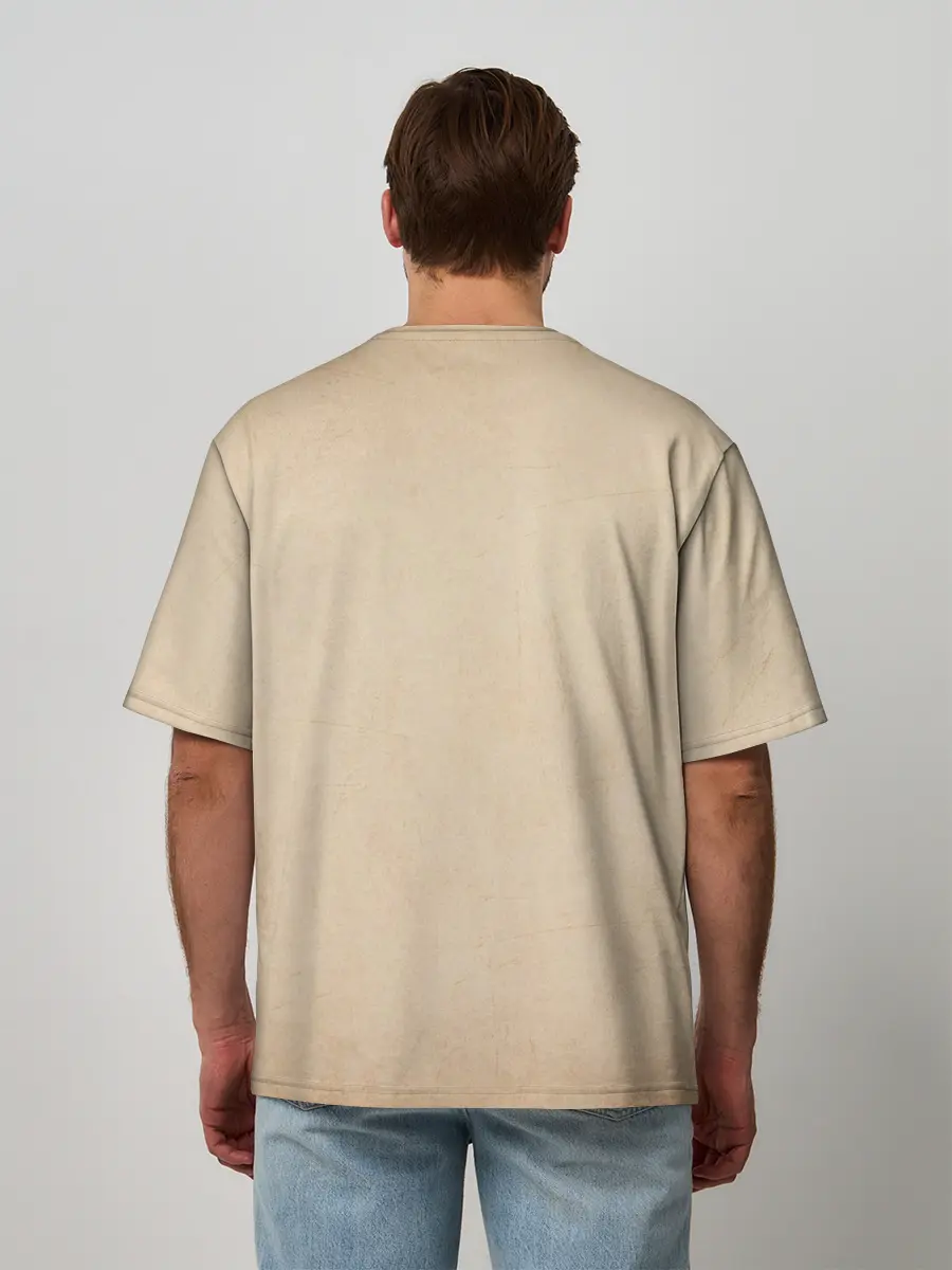 Мужская футболка оверсайз / Сотворение Адама | Гранж