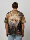 Мужская футболка оверсайз / Лиса