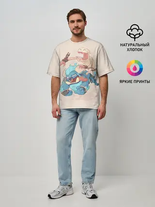 Мужская футболка оверсайз / Мы уже выехали | Dota 2