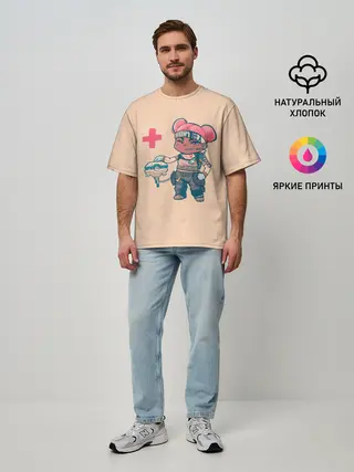 Мужская футболка оверсайз / Apex legends - Lifeline