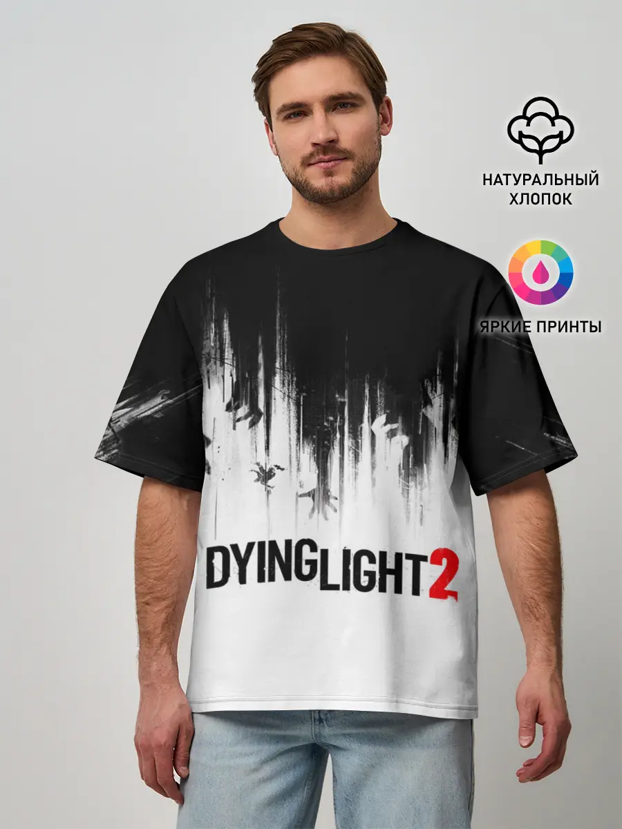 Мужская футболка оверсайз / Dying Light 2
