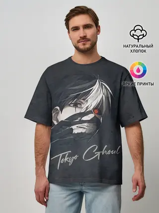 Мужская футболка оверсайз / Ken Tokyo Ghoul