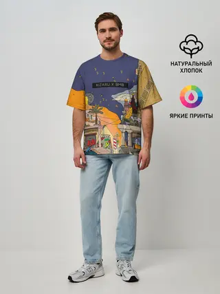 Мужская футболка оверсайз / Lost Tapes