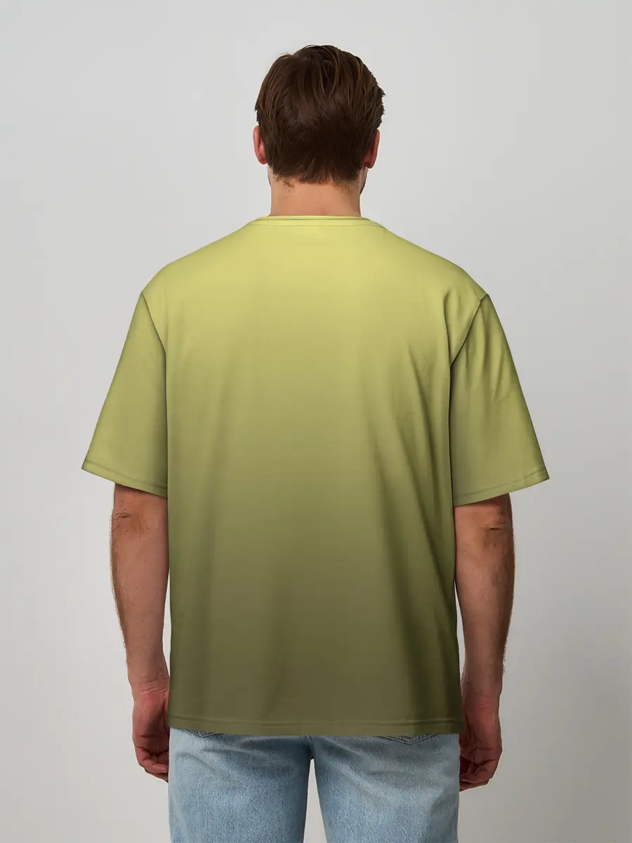 Мужская футболка оверсайз / много черных котов