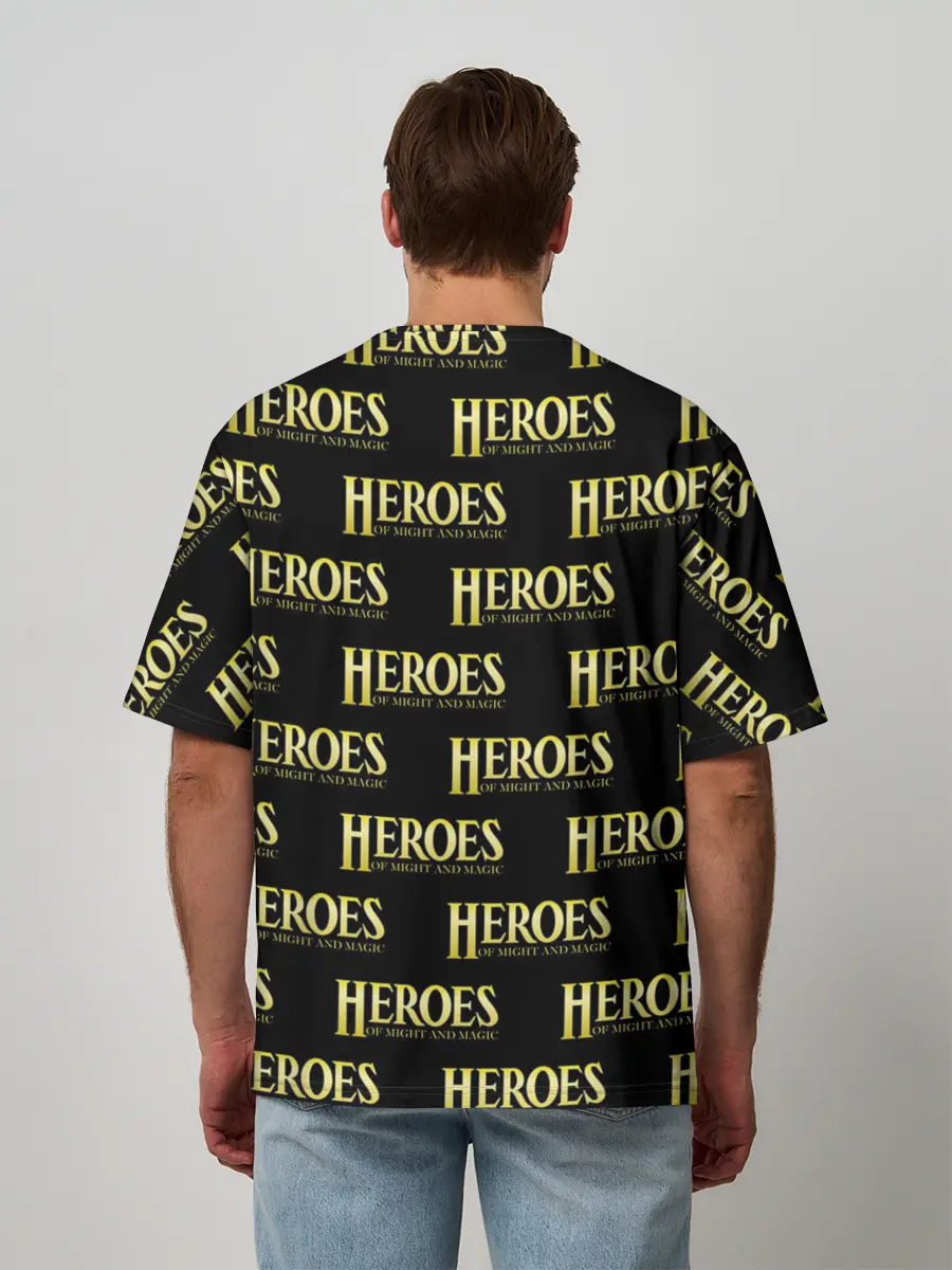 Мужская футболка оверсайз / Heroes of Might and Magic