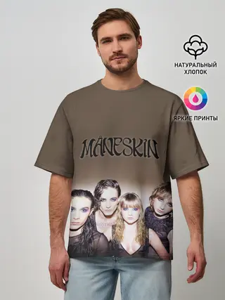 Мужская футболка оверсайз / Maneskin