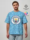 Мужская футболка оверсайз / MANCHESTER CITY.