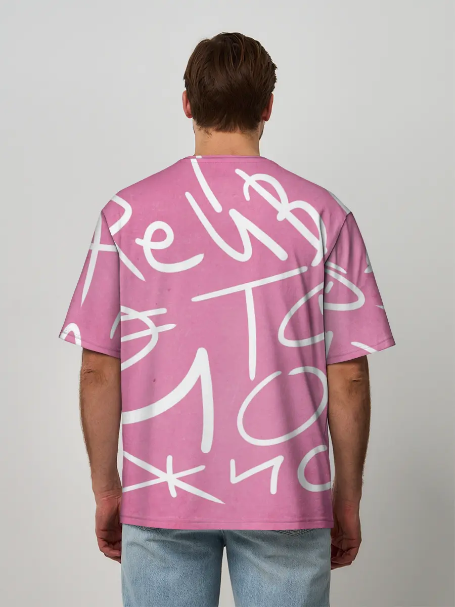 Мужская футболка оверсайз / Дети Rave