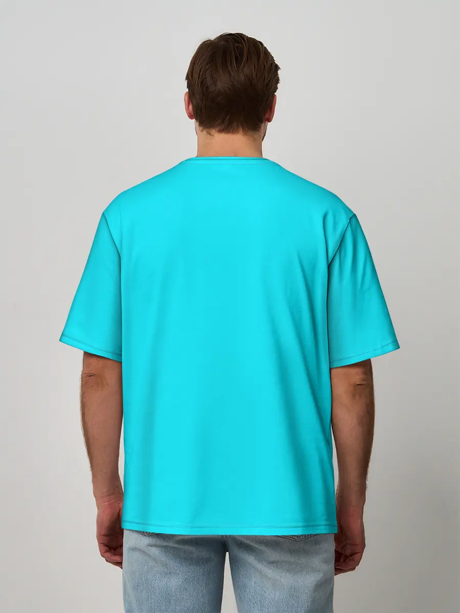 Мужская футболка оверсайз / МОБ ПСИХО 100