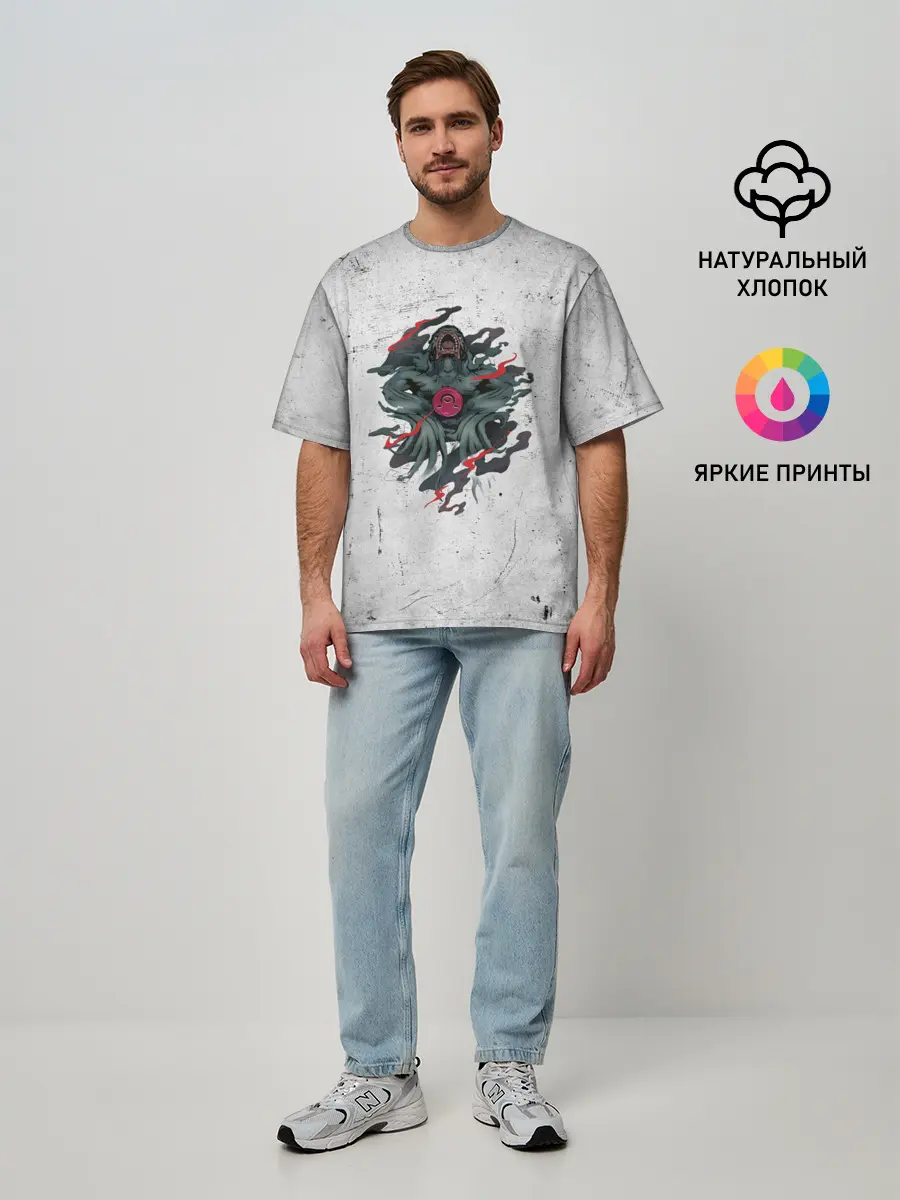 Мужская футболка оверсайз / Гнев смертных грехов