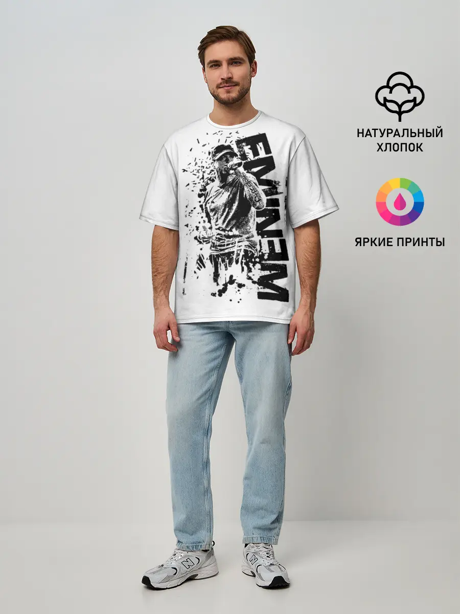 Мужская футболка оверсайз / Eminem