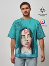 Мужская футболка оверсайз / BAD GUY | BILLIE EILISH