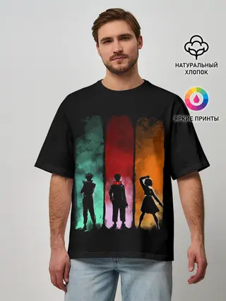 Мужская футболка оверсайз / Магическая Битва