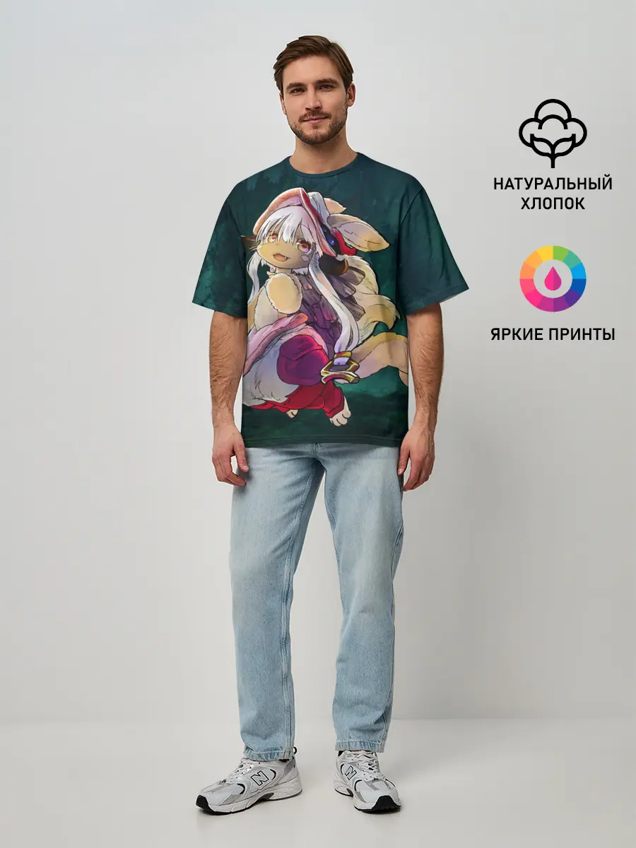 Мужская футболка оверсайз / Nanachi