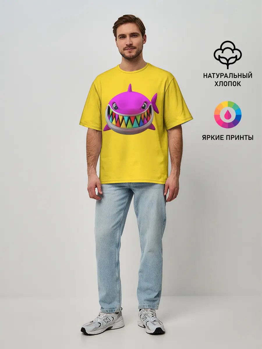 Мужская футболка оверсайз / 6IX9INE