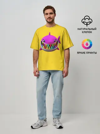 Мужская футболка оверсайз / 6IX9INE