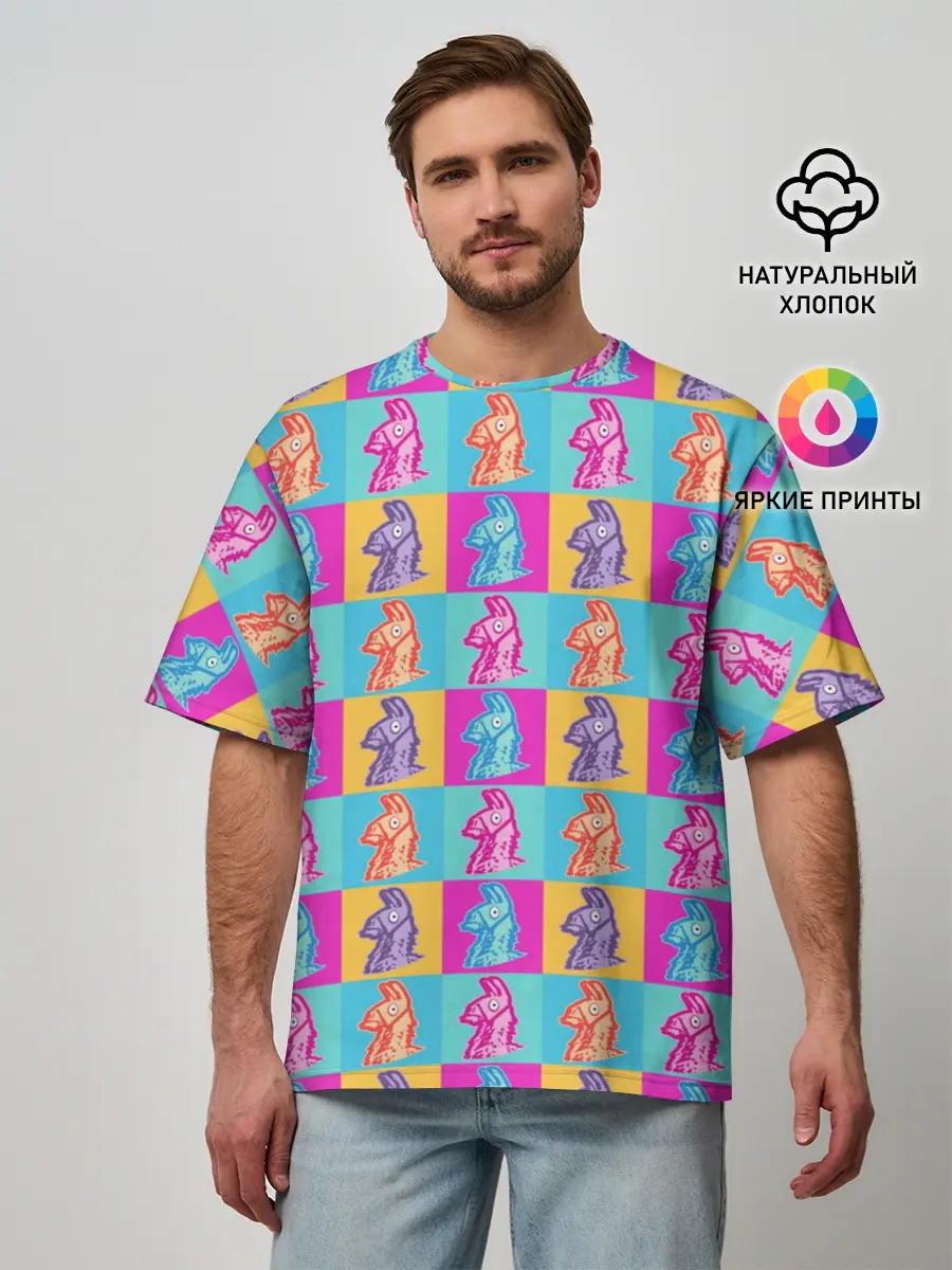 Мужская футболка оверсайз / FORTNITE