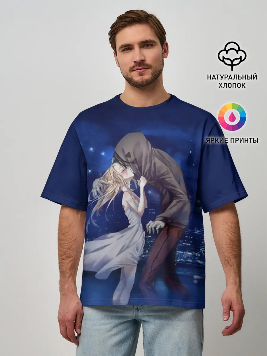 Мужская футболка оверсайз / Ray & Zac