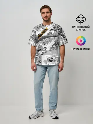 Мужская футболка оверсайз / Haikyu