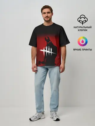 Мужская футболка оверсайз / Dead by Daylight
