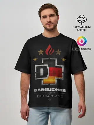 Мужская футболка оверсайз / Rammstein