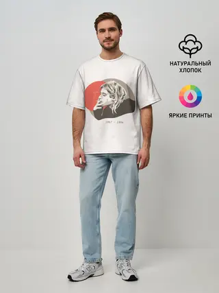 Мужская футболка оверсайз / Арт Курт