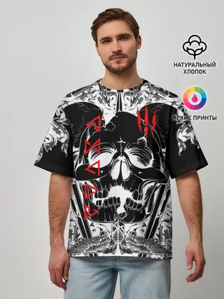 Мужская футболка оверсайз / The Witcher