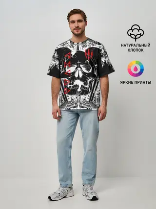 Мужская футболка оверсайз / The Witcher