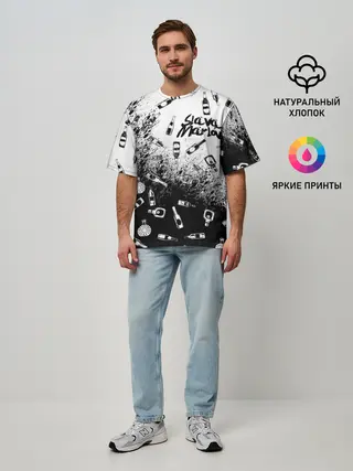 Мужская футболка оверсайз / SLAVA MARLOW