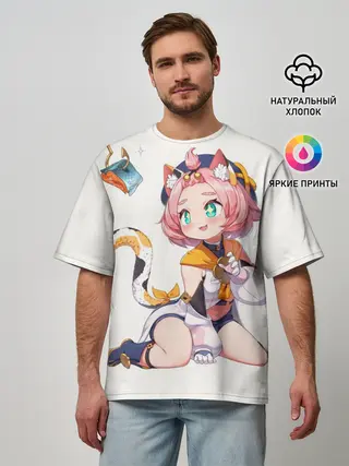 Мужская футболка оверсайз / Diona Katzlein Cocktail