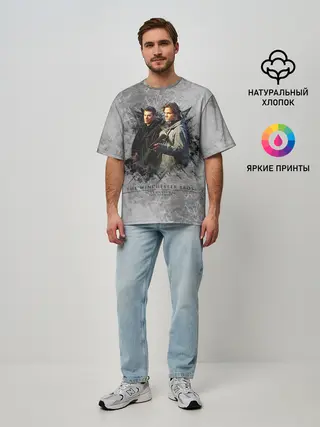 Мужская футболка оверсайз / Winchester Brothers