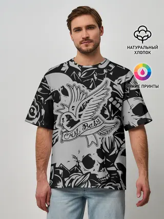 Мужская футболка оверсайз / Lil Peep