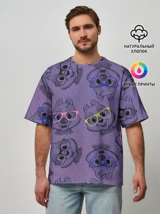 Мужская футболка оверсайз / Chip n Dale