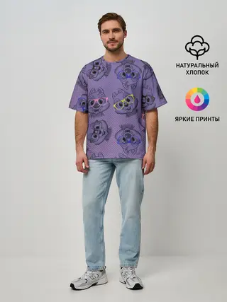 Мужская футболка оверсайз / Chip n Dale