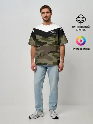 Мужская футболка оверсайз / Полиция