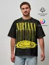 Мужская футболка оверсайз / Nirvana