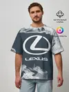 Мужская футболка оверсайз / LEXUS / ЛЕКСУС