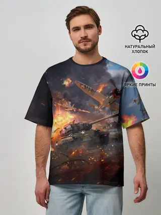 Мужская футболка оверсайз / Танк