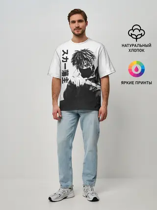 Мужская футболка оверсайз / Scarlxrd