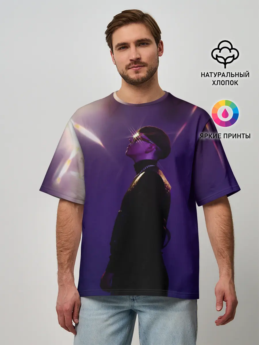 Мужская футболка оверсайз / BIG BABY TAPE - TRAP LUV