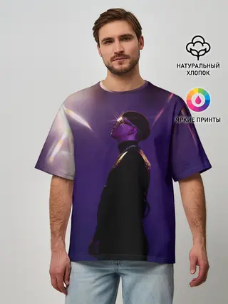 Мужская футболка оверсайз / BIG BABY TAPE - TRAP LUV