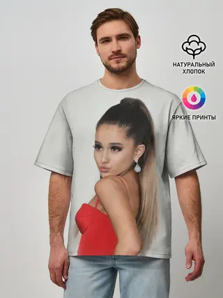 Мужская футболка оверсайз / Ariana Grande
