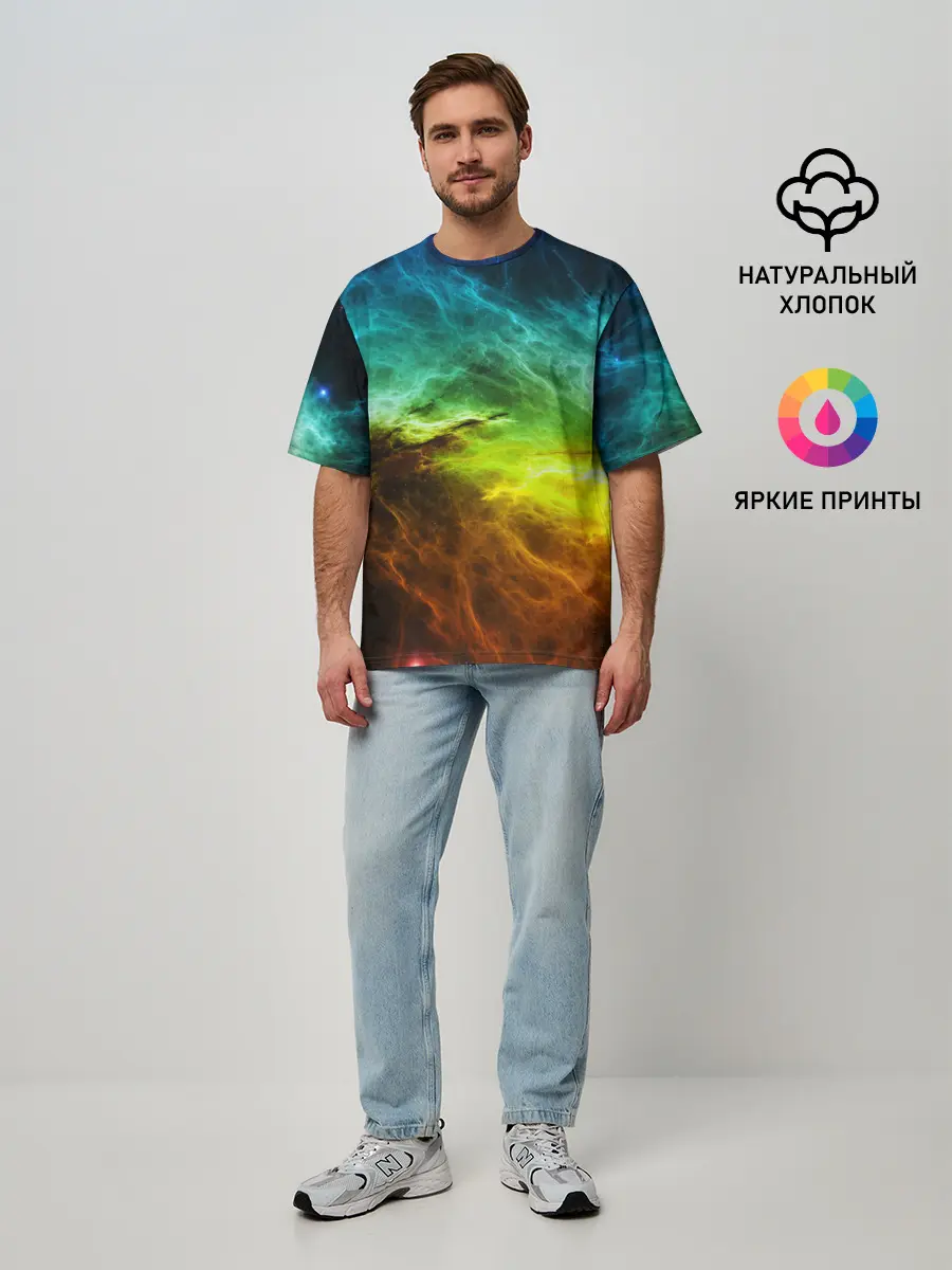 Мужская футболка оверсайз / ГРОЗОВЫЕ ВОРОТА